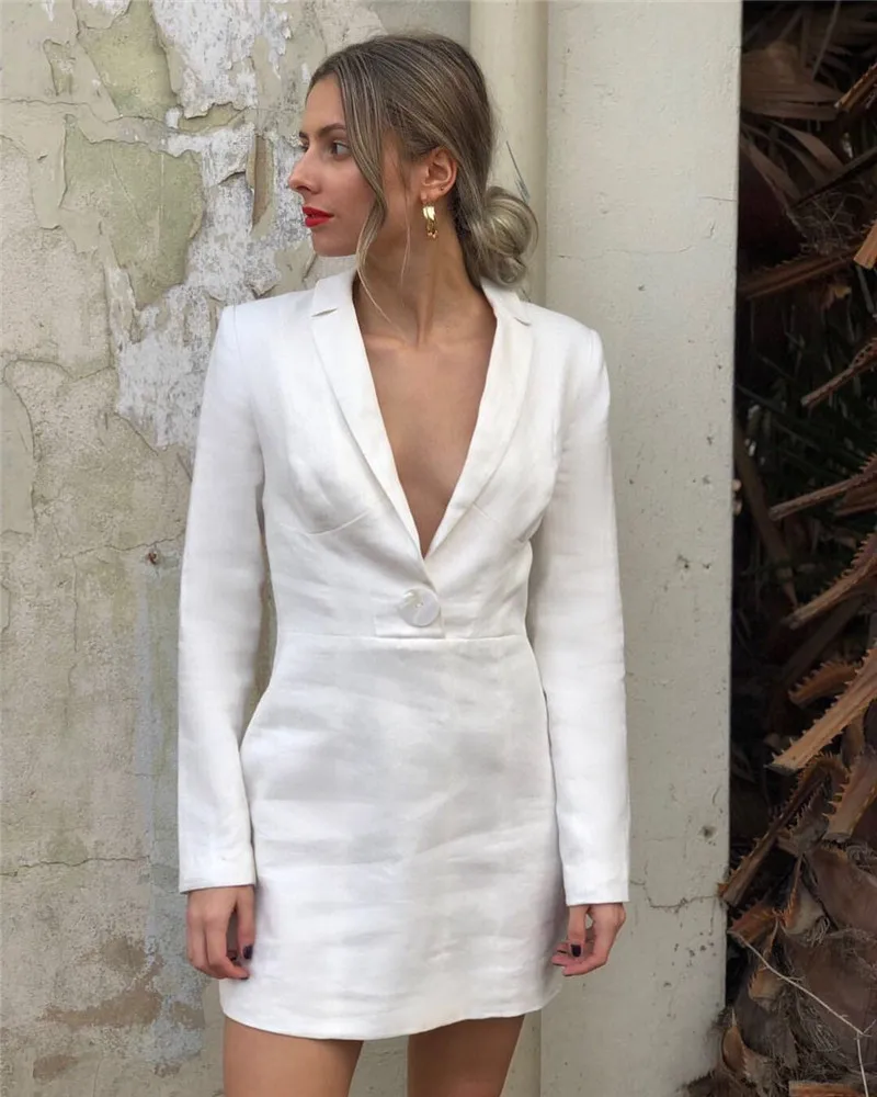 Новые осенние платья 2020 женское модное сексуальное дизайнерское белое платье с