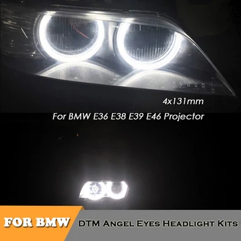 

1 SET White DTM Angel eyes halo ring for BMW E36 E38 E39 E46 M3 4x131mm car styling accessories