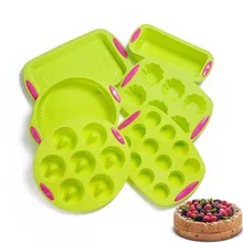 5 шт./компл. силиконовая форма для выпечки в форме пончика пресс-форм для выпечки с антипригарным набор Еда Класс силиконовая форма для выпечки формы для выпечки
