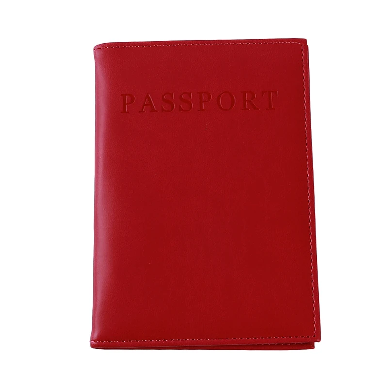 Высокое качество, сплошной цвет, мульти-карта, кошелек для паспорта, карты, держатель для паспорта, защитный кошелек, визитница, мягкая обложка для паспорта