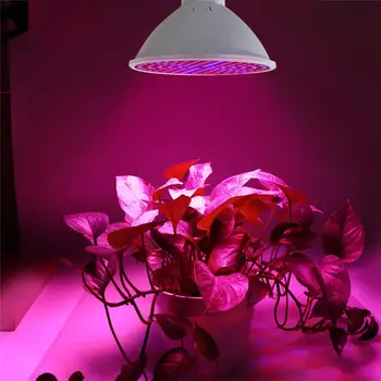 

E27 60/126/200/260LED Growth Lamp Bulb Indoor Plants Fill Light for Seedlings for Indoor Horticulture Plant Propagation