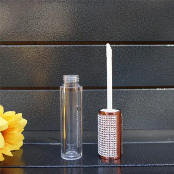 

2PCS 5ml Round Lip Gloss Tubes Clear Plastic Empty Lip Gloss Containers lipgloss Bottles Cosmetic Packaging Containers