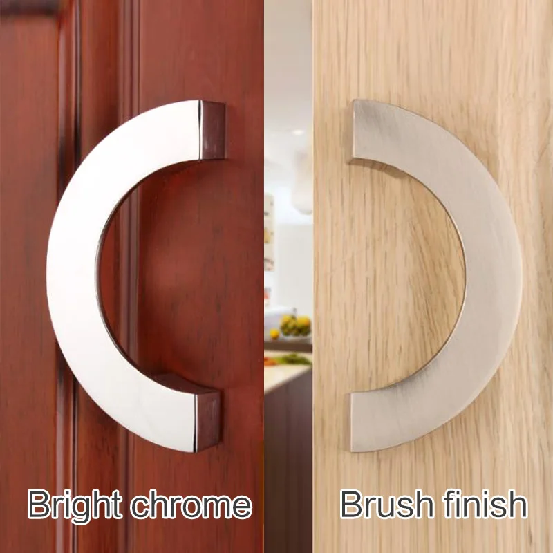 Semi Circular Drawer And Cabinet Furniture Hidden Recessed Flush