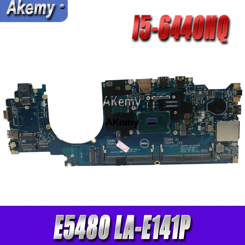 E5480 5480 материнская плата для DELL CN-0PTPCW 0PTPCW CDP70 LA-E141P материнская плата для ноутбука E5480 5480 материнская плата i5-6440HQ тест ОК E5480 5480 материнская плата для DELL CN-0PTPCW 0PTPCW CDP70 LA-E141P материнская плата для ноутбука E5480 5480 материнская плата i5-6440HQ тест ОК