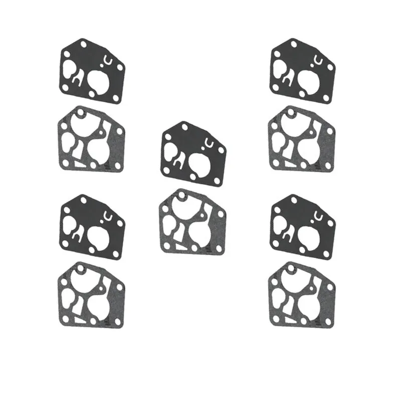 10Pcs/Set Carburetor Diaphragm Gaskets carb repair kit chainsaw carb repair kit Fit For Briggs Stratton Sprint Classic Engines Replacement Practical Durable