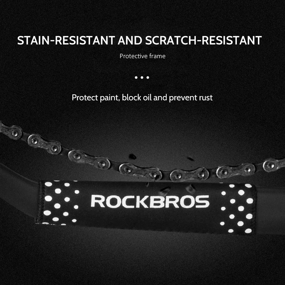 Perfect ROCKBROS Bicycle Chains Cleaners Protection Guard Cover Pad Cycling Bike Frame Protector Rear Fork Chain Care Bike Accessories 4 Perfect ROCKBROS Bicycle Chains Cleaners Protection Guard Cover Pad Cycling Bike Frame Protector Rear Fork Chain Care Bike Accessories 4