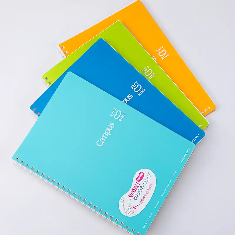 Kokuyo Wcn Csr Campus Spiral Soft Ring Notebook Cover Diary Coil Book A5 B5 High Quality Paper Solid Color Simple Design Notebooks Aliexpress