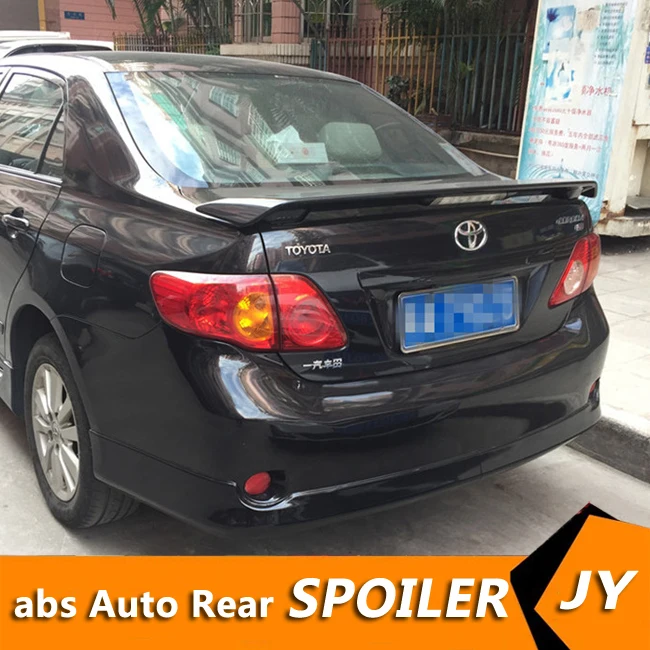 For TOYOTA Corolla Spoiler 2006 2013 Corolla spoiler High Quality ABS