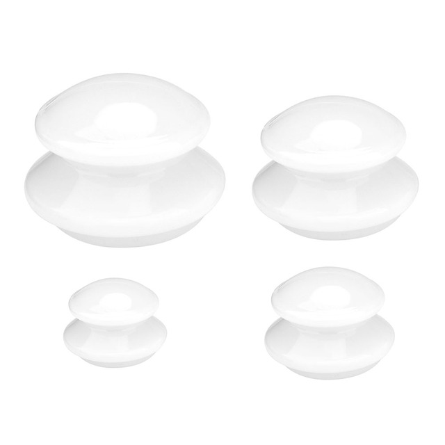 Silicone Moisture Absorber Anti Cellulite Family Vacuum Suction Cup Kits Full Body Massage Jars Therapy Cup Set Health Care