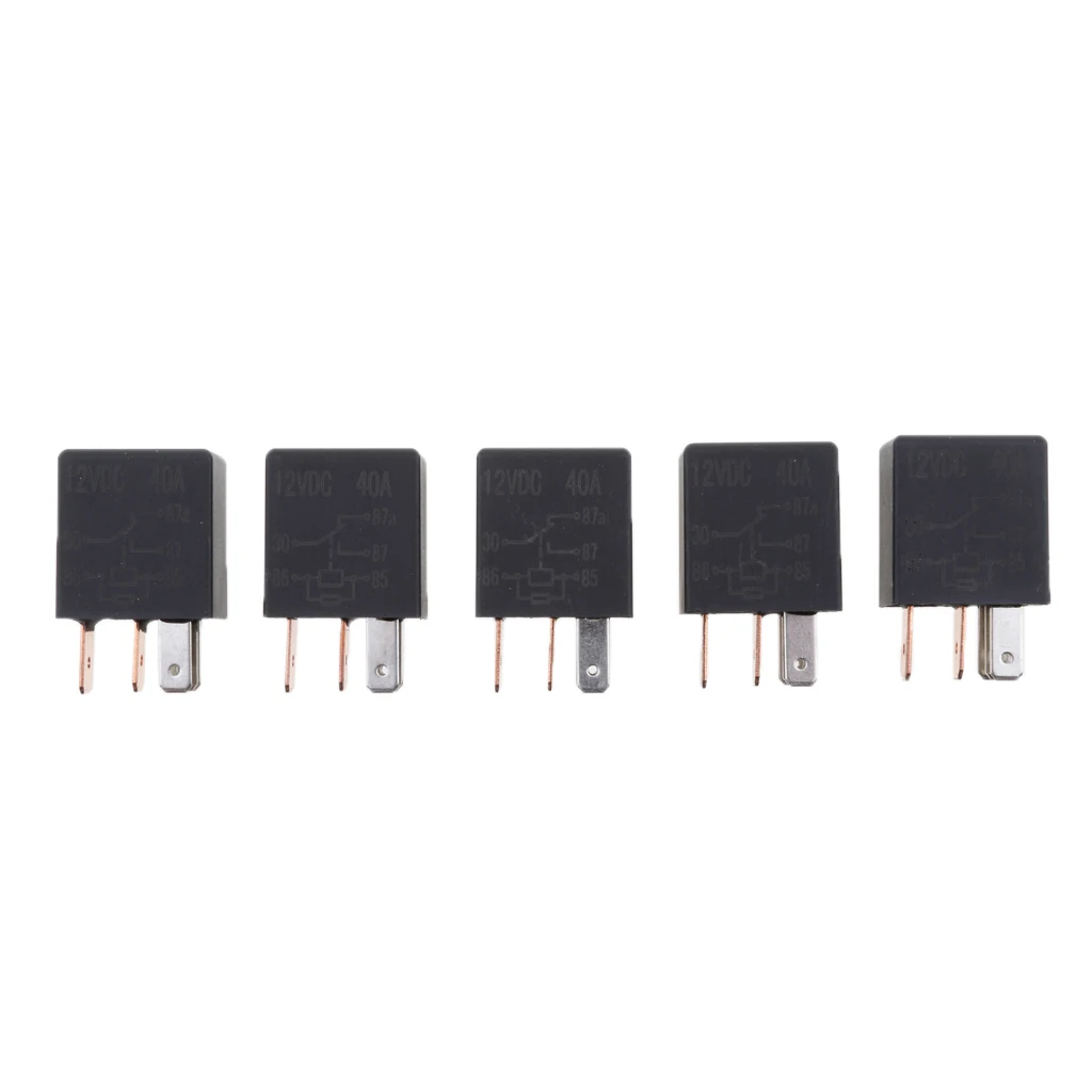 5 шт Автомобильный 12V 30Amp нормально открытый изменение над реле