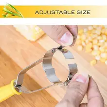 Ручная Овощечистка из нержавеющей стали для зерен кукурузы, многофункциональная домашняя Овощечистка для кукурузы, артефакт, аксессуары для дома и кухни