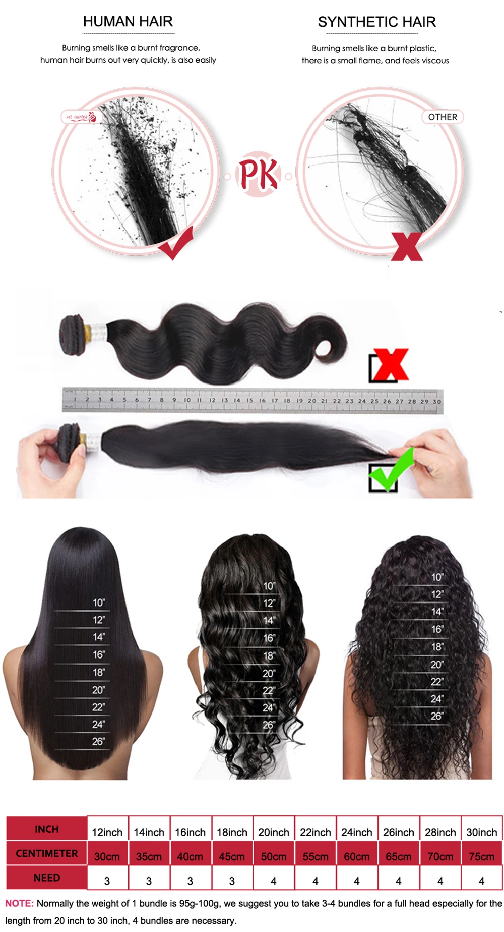 Глубокая волна 2x6 Ким К Закрытие человеческих волос естественного цвета средней части remy волос