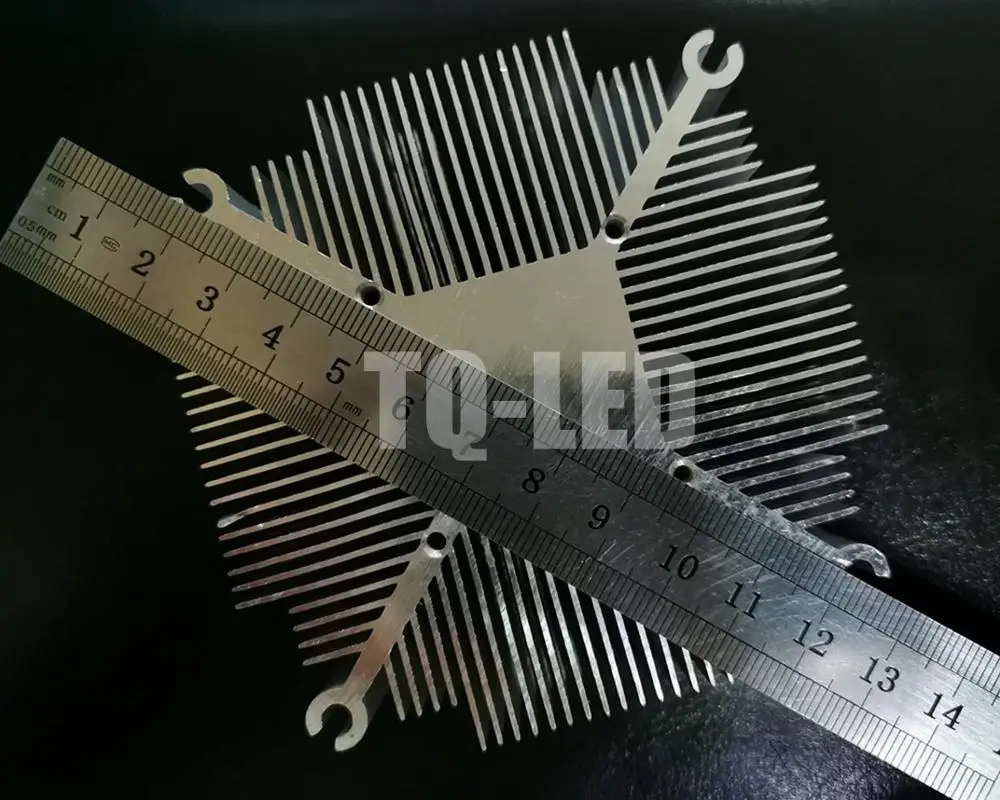 30W 40W 50W High Power Led Aluminum Radiator 90mm Heatsink