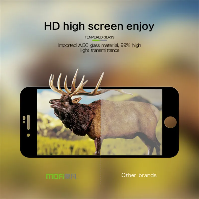 MOFI для Huawei Honor 9 8x 8c 10 20 9i magic2 закаленное стекло полное покрытие экрана Закаленное стекло протектор экрана для nova 3 4 5