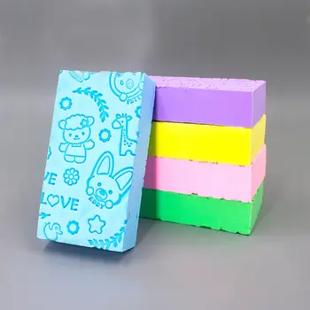 

Bath Sponge Skin Exfoliation Shower Sponge Lace Printed Scrub Shower Baby Bath Scrubber Skin Care Sponge Spa Bath Ball