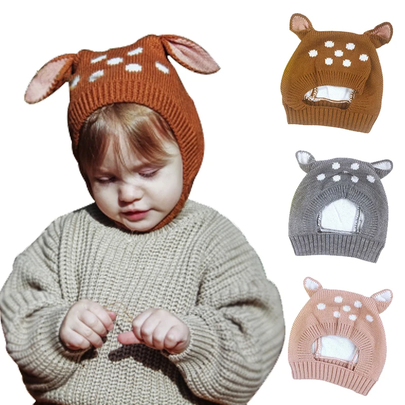 Bonnet Enfant bébé avec polaire et oreilles de lapin