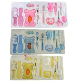 

Baby Nail Scissors Set Newborn Nail Clippers Trimmer Manicure Hair Thermometer Safety Scissors Nail Care Suit