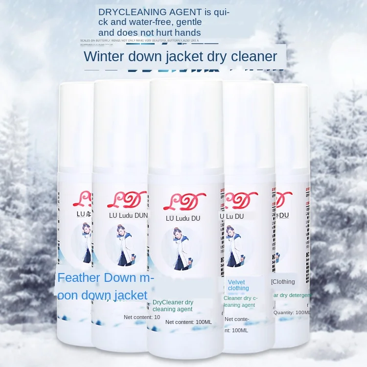 

Down Jacket Dry Cleaning Detergent Winter Clothes Washing Spray Down Jacket Stubborn Stain Water-free Dry Cleaning Agent