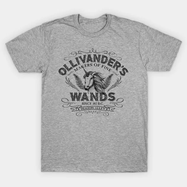 Men t shirt Ollivanders Wands tshirt 