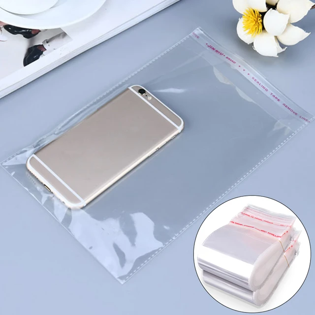 Bolsas de plástico pequeñas transparentes para dulces, embalaje de