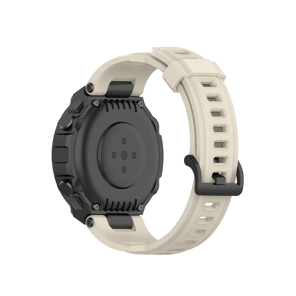 Replacement Strap For Huami Amazfit T rex Strap Silicone Watchband For Amazfit T-Rex/T-Rex Pro Strap With Black Protector Case