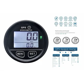 

Mini Speedometer Backlight Digital GPS Odometer Replacement Accessory Useful