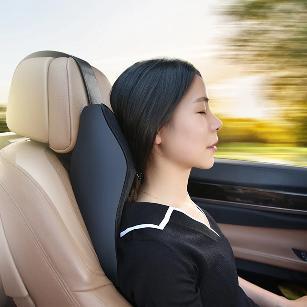 

Adjustable Car Neck Pillow 3D Memory Foam Head Rest Auto Headrest Pillow Travel Neck Cushion Support Holder Seat Pillow New N13