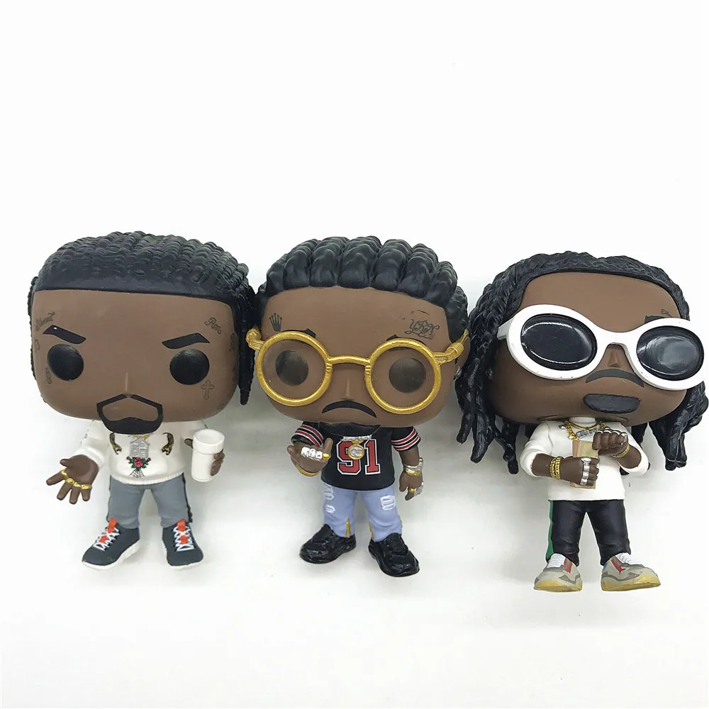 

Rocks Offset Takeoff Migos Music Model Character Vinyl Doll Action Figure Collection No Box