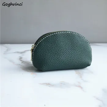 

Coin Purses Women Multi-Function Solid Zipper Small Faux Leather Credit Card Holder Elegant Womens Trendy Leisure Wallet Simple