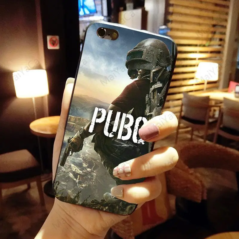 9 MaiYaCa pubg Черный силиконовый мягкий ТПУ чехол для телефона для iPhone 8 7 6 6S Plus XS XR XS MAX 10 5 5S SE 11pro max чехол Coque funda - Цвет: 9