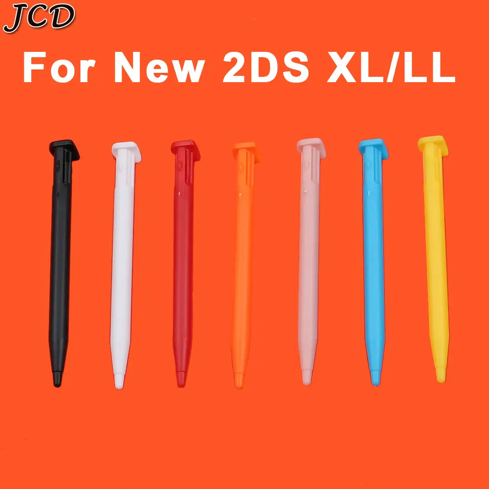 Mix color JCD 7 шт. Пластик Экран сенсорный Стилус для нового 2DS XL LL 2dsll 2dsxl игровой консоли видео - Цвет: Mix color