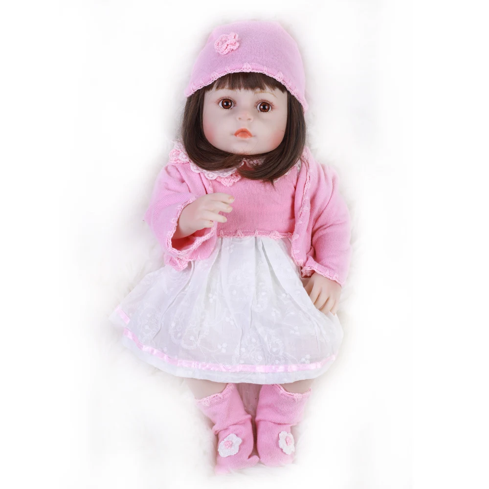 1" 48 см полная кукла для волос кукла Bebe Reborn гладкая виниловая кукла для тела Reborn Мягкая силиконовая Кукла Reborn Детские куклы игрушки для детей