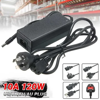 

5.5mmx2.1mm AC100-240V To DC12V 10A Power Supply Transformer Adapter for LED Strip Light