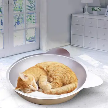 

Summer Pet Cat Cooling Basin Cooling Mat Large Cat Cooling Pad Slip-resistant Cooling Basin For Cats Kittens