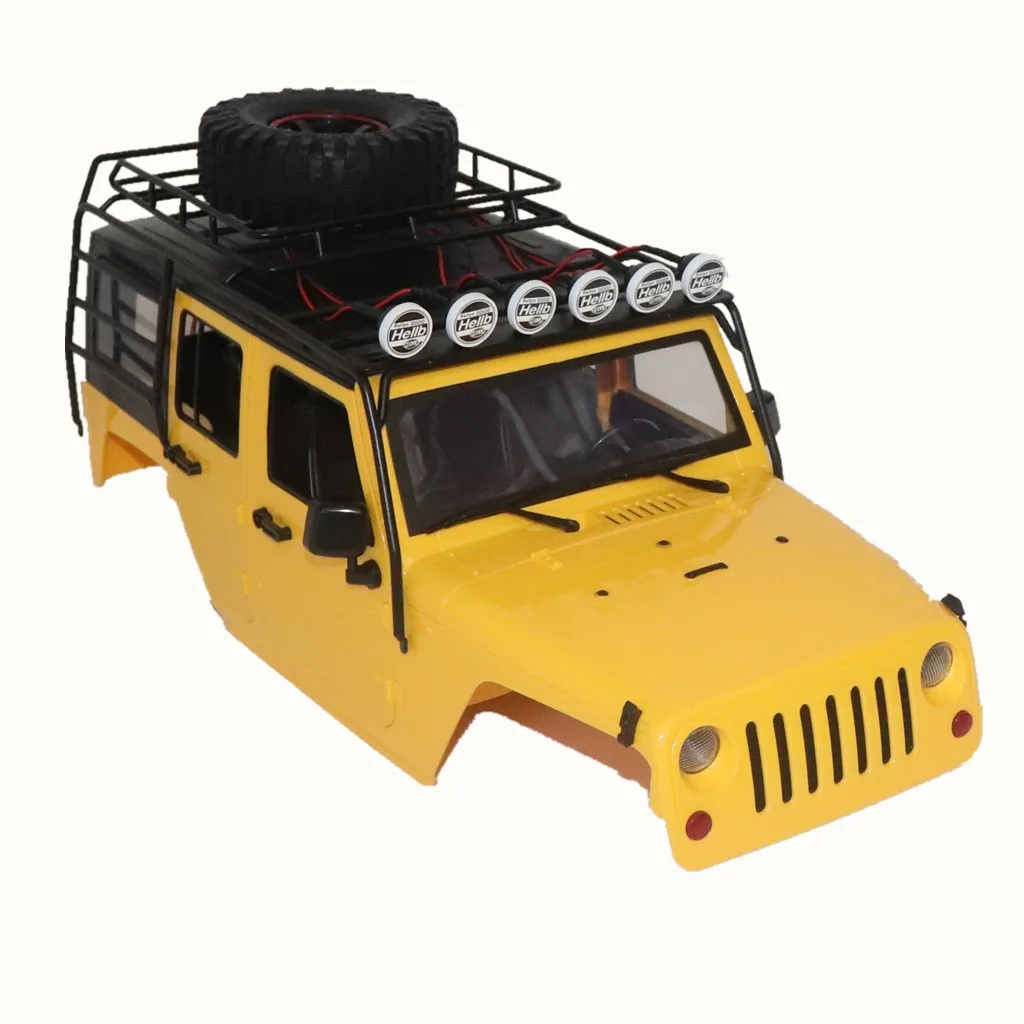 1/10th RC Rock Crawlers Body Roof Rack Metal Luggage Carrier for Axial SCX10