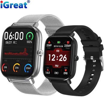 

iGreat DT35 Smart Watch men ECG PPG Bluetooth Call fitness IP67 Waterproof Heart Rate Blood Pressure Oxygen Smartwatch VS DT78
