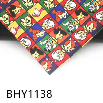 

45*140cm Patchwork family print polyester cotton mask fabric for Sewing Dress Cloth Making DIY Cushion Cover BHY1138