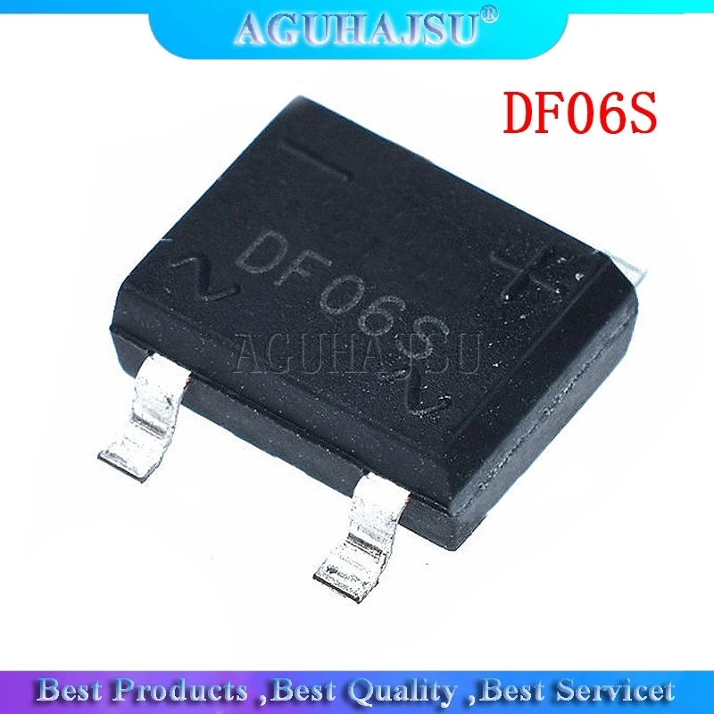 10 шт./лот DF06S SMD 4 фута выпрямитель мост оригинальный аутентичный | Электронные