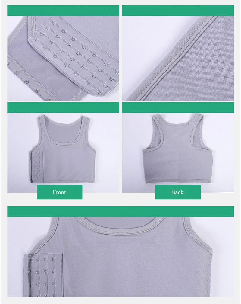 Tomboy Chest Binder Shaper, майка для груди, однотонная черная, белая, двухслойная, с подкладкой, с пряжкой, короткая, Les lesbies футболка с корсетом, топы