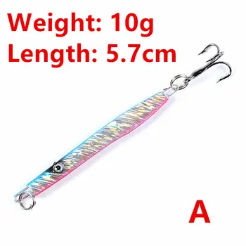 

1pcswinter Ice fishing lure Vib metal sequins 5.7cm/10g Artificial 3D eyes crank bait sparkling Wobbler jig squid Fishing tackle