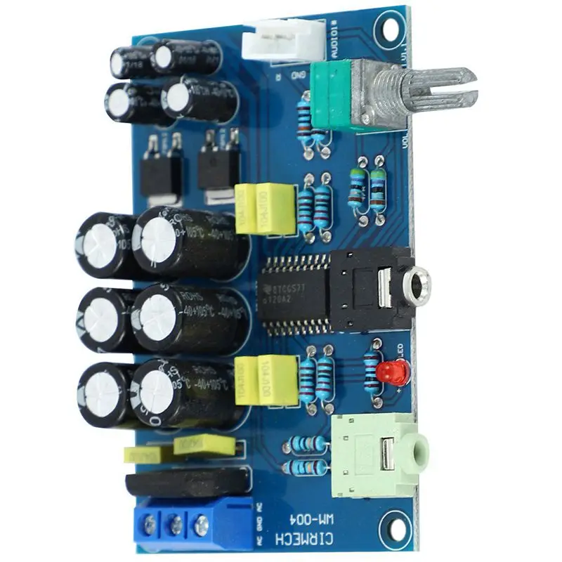 Tda7297 Power Amplifier Board 2 12V Finished Plate with Tpa6120 Headphone Amplifier Board Tpa6120A2 Headphones Amp