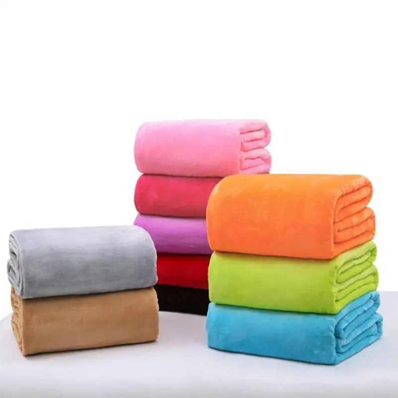 50x70cm Baby Blanket Flannel Fleece for Infant Nap Receiving Stroller Wrap Newborn Baby Bedding fleece blanket