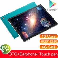Mutiple linguagem 10.6 Polegada tablet android 4g telefone tablet 13mp câmera gps duplo wifi metal corpo tablet 7000mah bateria 1920*1280