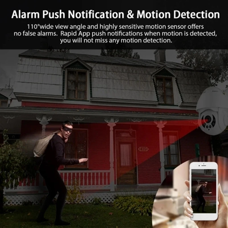  K38D 1080P Wifi Ptz Macchina Fotografica Del Ip di Viso Rilevare Auto Tracking 4X Zoom a Due Vie Au