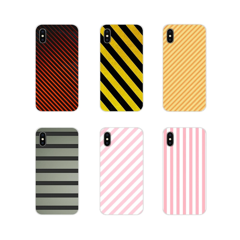 Полоски линии аксессуары для телефона Чехлы Apple iPhone X XR XS 11Pro MAX 4S 5S 5C SE 6S 7 8 Plus ipod 5 6 |