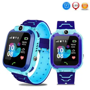 

New Q12 Smart Watch Waterproof GPS Finder Locator Anti Lost SmartWatches Children Baby Watch Phone For IOS Android Kids Toy Gift