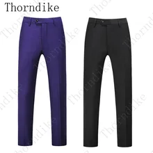 Четыре сезонный костюм брюки мужские облегающие Модные клетчатые платья брюки размера плюс деловая официальная одежда мужские брюки для вечеринок M-6XL