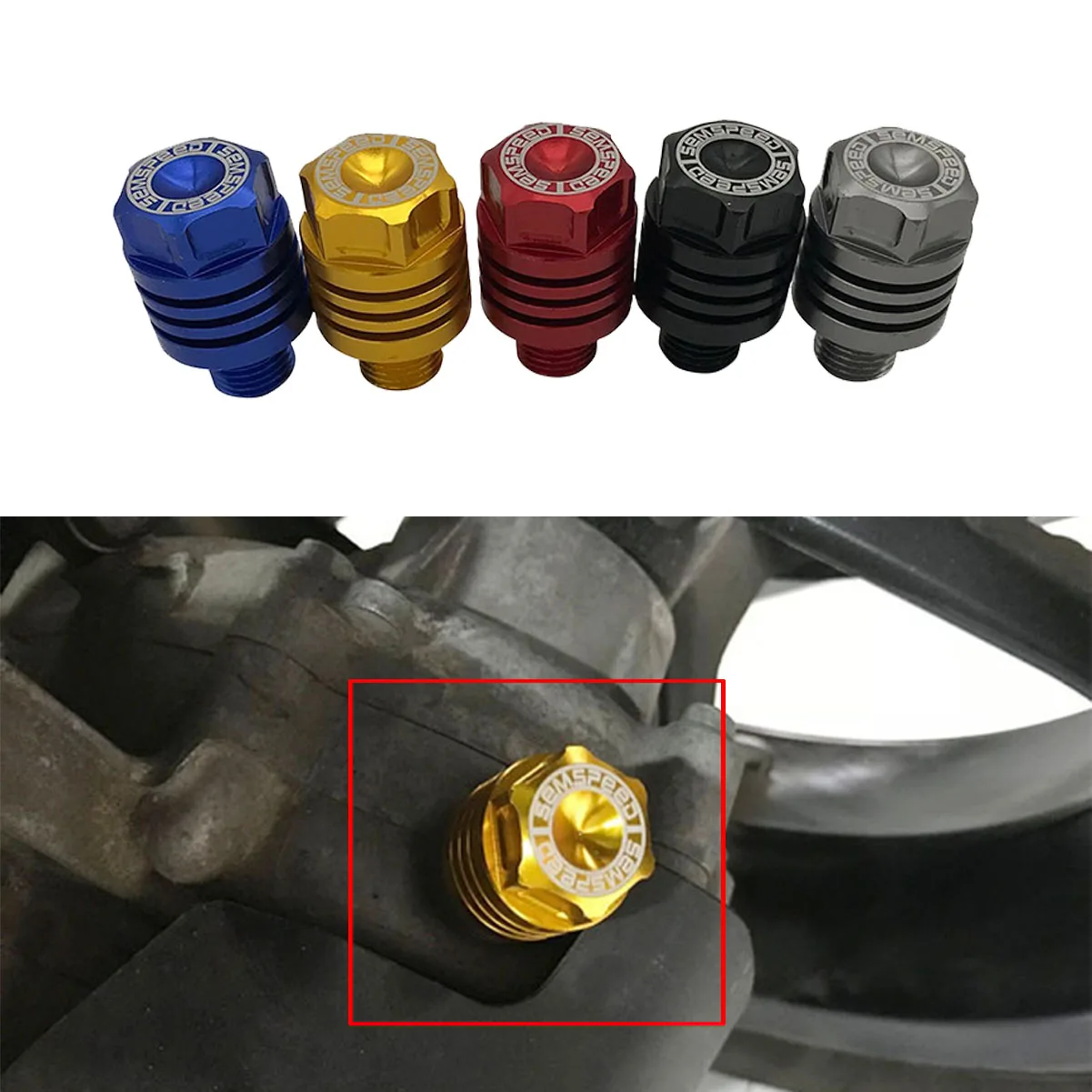 Cnc Xmax300 Plug Engine Oil Drain Plug Sump Drain Nut Oil Drain Bolts