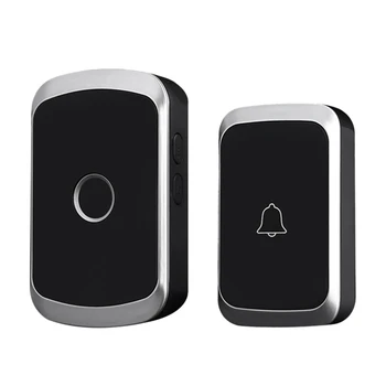 

Cacazi Wireless Waterproof Doorbell 300M Remote Led Flash Home Cordless Door Bell Chime