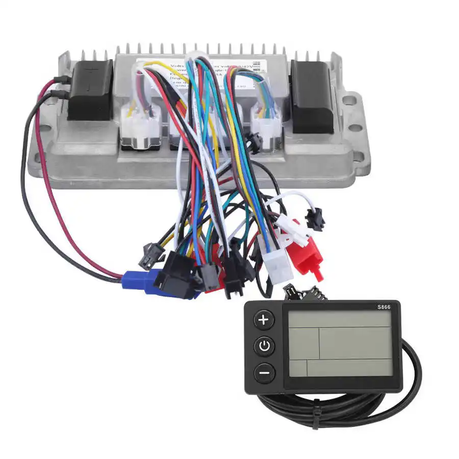 Ebike Controller 36V 48V 1000W 38A Brushless 3-mode Sinusoid Instrument LCD Set High-power | Спорт и развлечения
